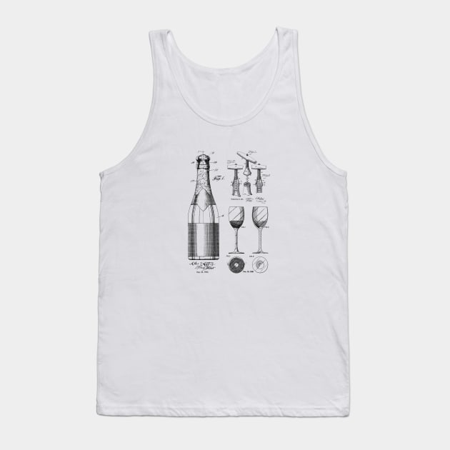 Wine Lover Patent Prints Tank Top by MadebyDesign